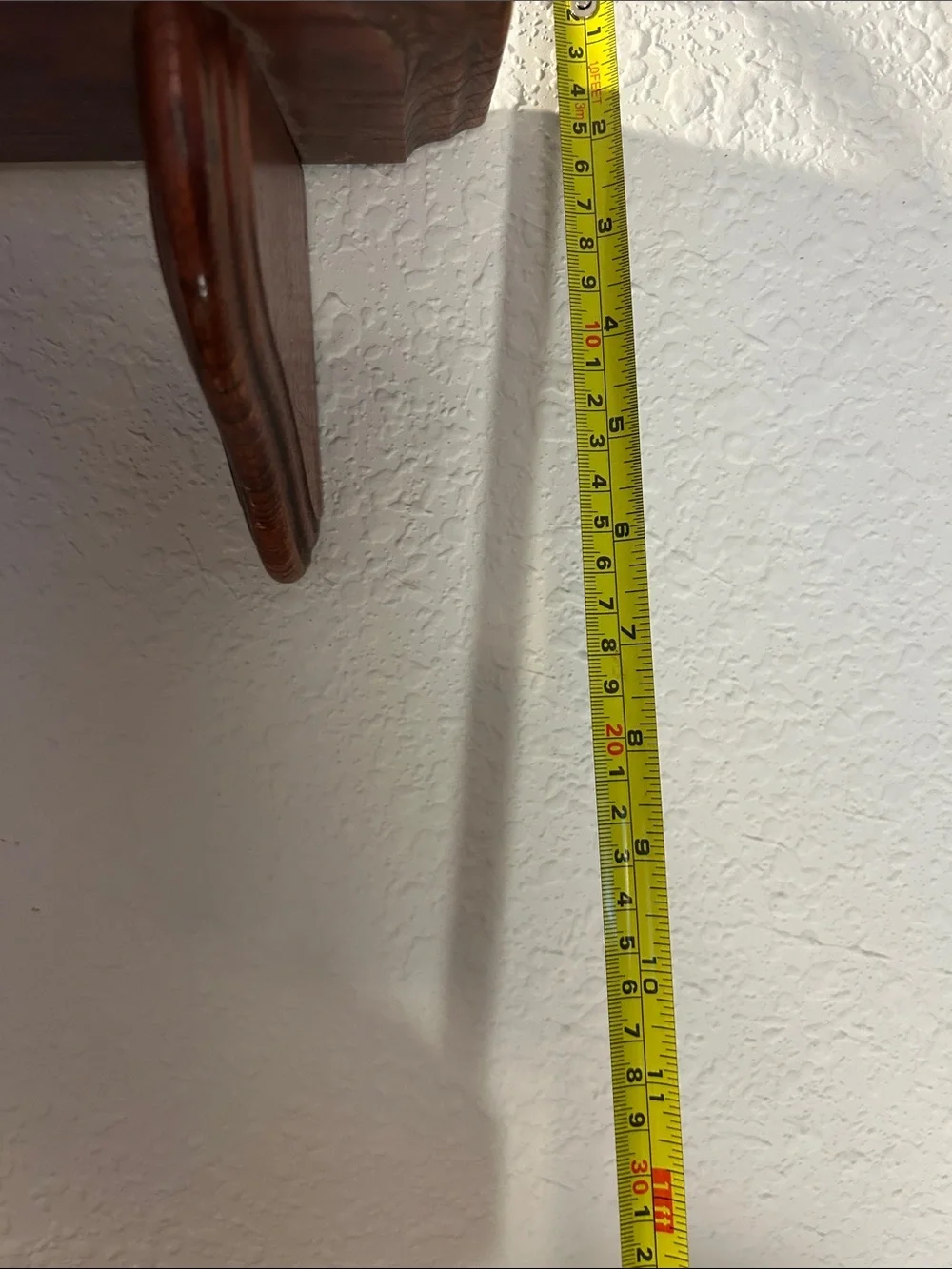 Wood Wall Shelf - Brown Decorative Floating Shelf